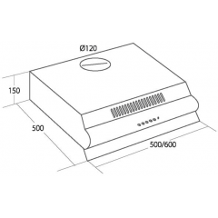 Вытяжка AKPO P-3060 WK-7 белая
