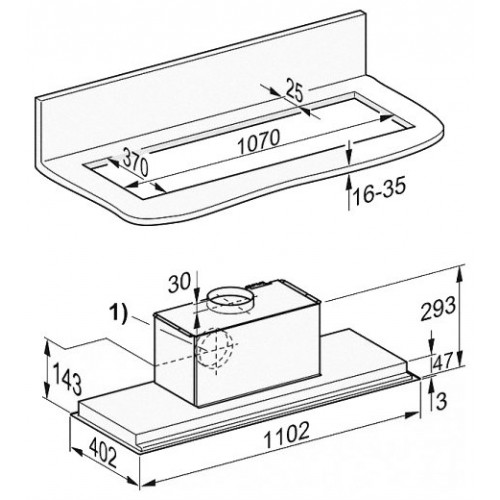 Вытяжка Miele DA 2518