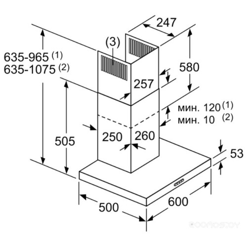 Вытяжка NEFF D64BBC0N0