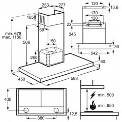 Вытяжка Electrolux LFT416X