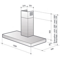 Вытяжка De Dietrich DHB 7232X