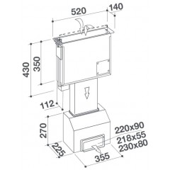 Вытяжка De Dietrich DHD 7561B