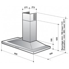 Вытяжка De Dietrich DHP 7612X