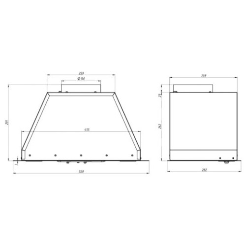 Вытяжка Elikor Kitchen BF 5634 Q0