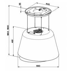 Вытяжка Faber BELLE GOLD/WARM DG MATT