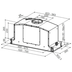 Вытяжка Faber IN-LIGHT EV8P WH MATT A70