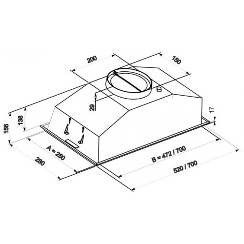 Вытяжка ZorG Technology Modul 960 70 IX