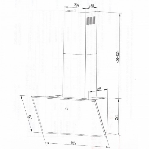 Вытяжка Maunfeld TOPAZ 60 (Black)