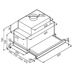 Вытяжка Maunfeld Galaxy 60 черный