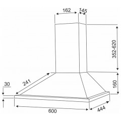 Вытяжка Dach Iren 60 black