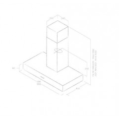 Вытяжка Elica Spot NG H6 90 IX