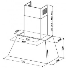 Вытяжка Faber CHLOE EV8P OM A70