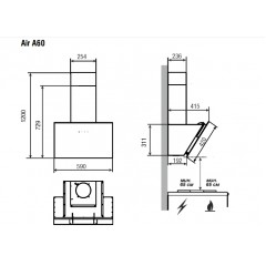 Вытяжка Faber Air BK A60