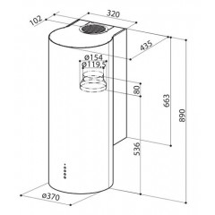 Вытяжка Faber Eclipse EV8 LED X A37 (335.0538.983)