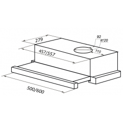 Вытяжка Maunfeld VS Light 60 белый