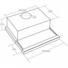 Вытяжка AKPO Light Eco Twin 60 wk-7 белый