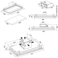 Вытяжка Falmec Nuvola Design+ 140 (белый)