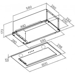 Вытяжка Germes Pula (черный)