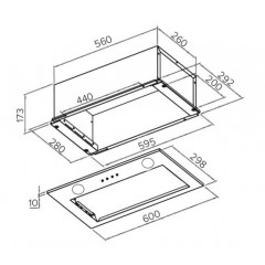 Вытяжка Germes York (нержавеющая сталь)