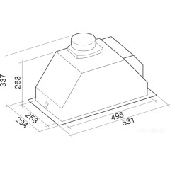 Вытяжка Falmec Design Gruppo Incasso 800 (50)