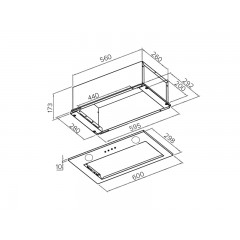Вытяжка Grand Fleet 60 Нержавеющая сталь
