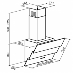 Вытяжка ZorG Technology Vector M 60 (белый)