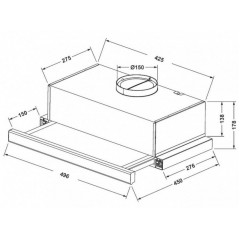 Вытяжка Monsher Tele II 50 X