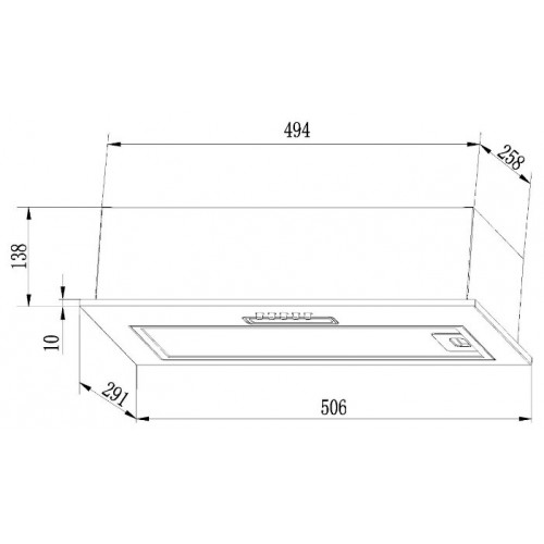 Вытяжка LEX GS BLOC Light 600 WH