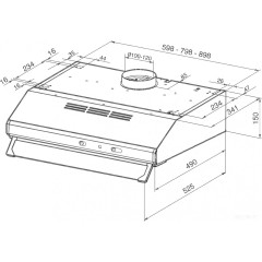 Вытяжка Smeg KSEC61XE2