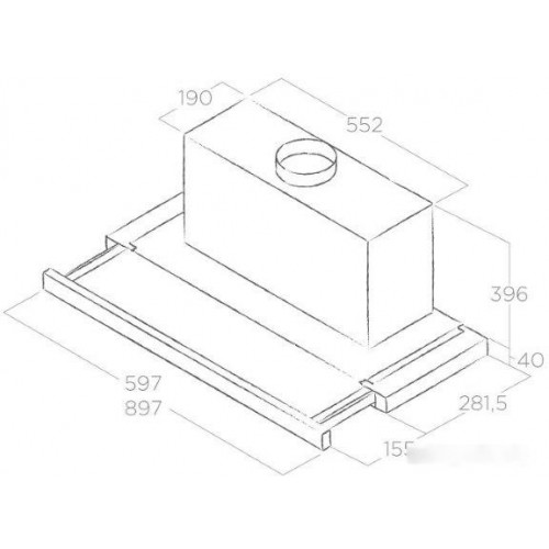 Вытяжка Elica Elite 35 GRIX/A/90