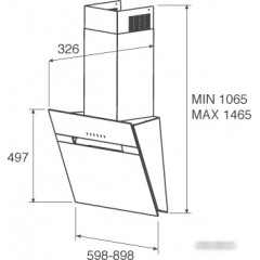 Вытяжка Jet air Bonny BL/90/A