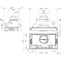 Вытяжка Faber Inca Plus HCS LED X A70