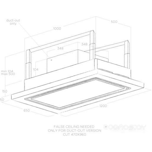 Вытяжка Elica Lullaby Wood/A/120