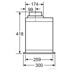 Вытяжка Bosch DHL575C