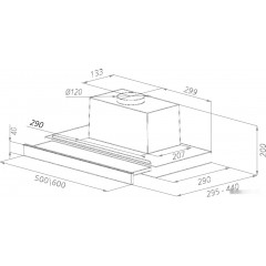 Вытяжка Ciarko Turbo 50 GWH