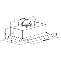 Вытяжка Maunfeld VS Fast 60 (нержавеющая сталь)