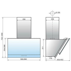 Вытяжка Elikor Жемчуг S4 90П-700-Е4Д (Антрацит/Черный)