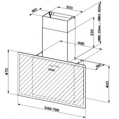 Вытяжка Faber Glam Fit 80 GR