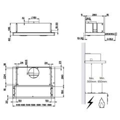 Вытяжка Faber FLEXA PLUS INOX A60