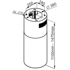 Вытяжка Maunfeld Lee Push (черный)