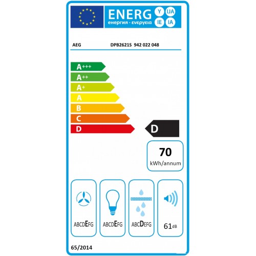 Вытяжка AEG DPB2621S