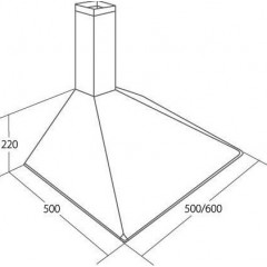 Вытяжка AKPO Soft 60 wk-5 медный