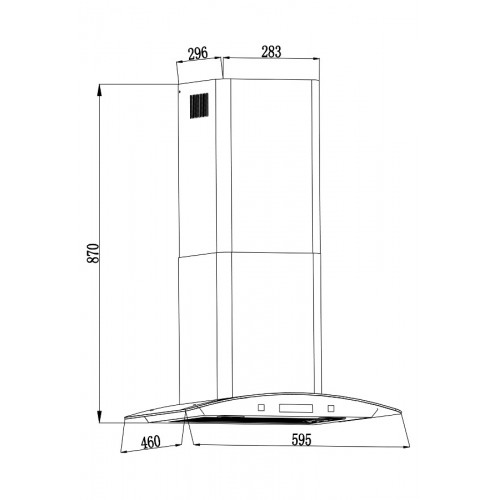 Вытяжка Backer QD60E-MC Black 12K