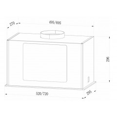 Вытяжка LEX GS Bloc G 600 (черный)