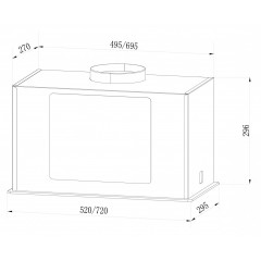 Вытяжка LEX GS Bloc GS 600 (черный)