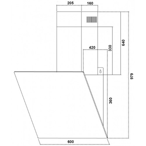 Вытяжка Germes Тоскана 60 (Black)