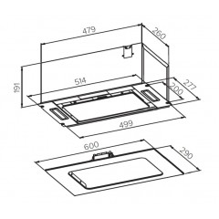 Вытяжка Germes Bravo sensor 60 Белый