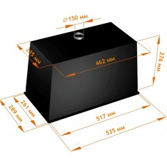 Вытяжка Backer BH54MC-15F1K-BG