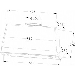 Вытяжка Backer BH54MC-18F12K-BG