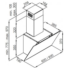 Вытяжка Maunfeld Aurora 60 (черный матовый)